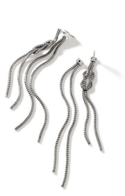 JOHN HARDY Love Knot Sterling Silver Drop Earrings